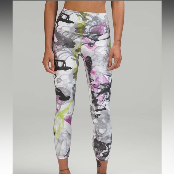 Lululemon Throwback Print Align High-Rise Pant 25" Size 2 - Picture 2 of 10